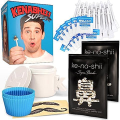 KENASHII kit depilación nasal con cera y 24 aplicadores para uso cómodo.