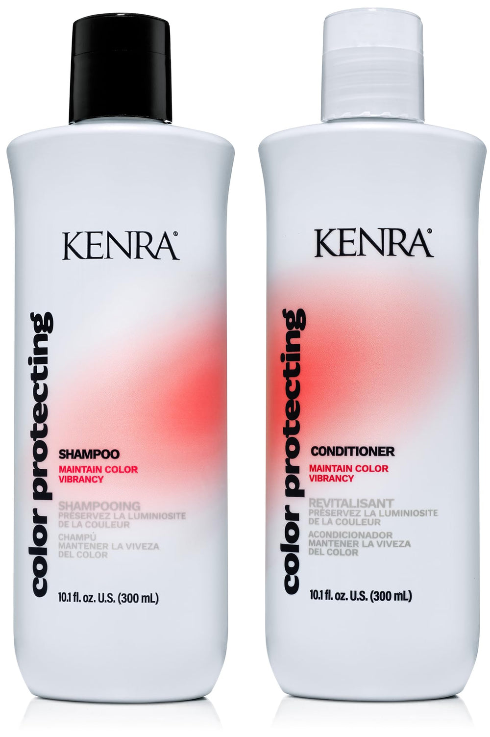 Kenra champú protector de color, botella mostrando protección diaria