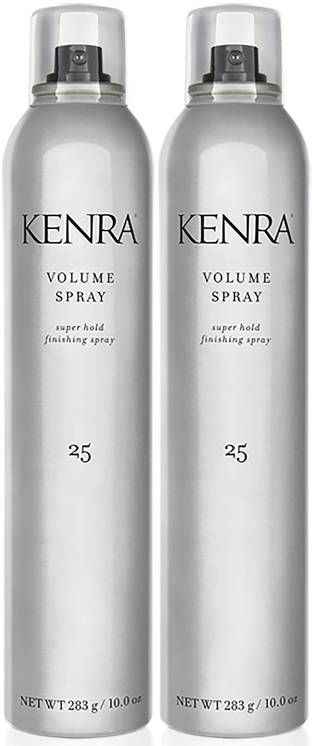 Kenra Spray de Volumen 25, botella para fijación duradera.