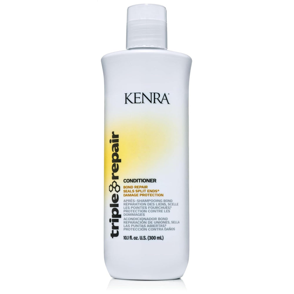 Ingredientes de Kenra Triple Repair con péptidos para fortalecer las fibras capilares