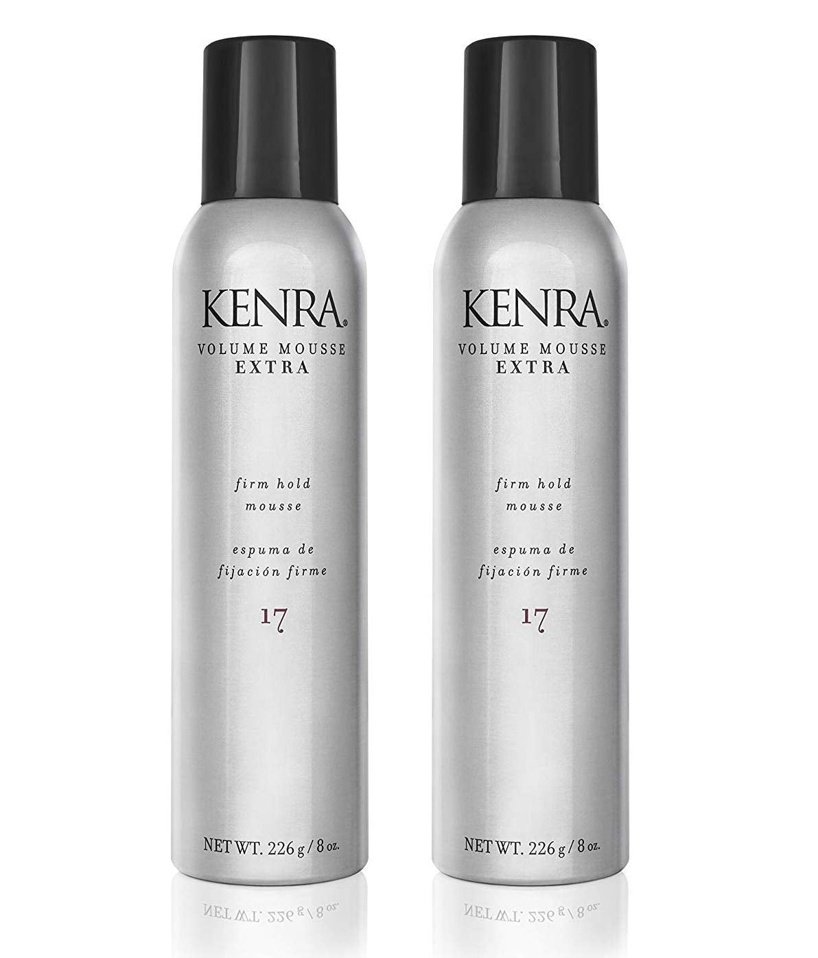 Kenra Volume Mousse Extra 17, botella de 8 oz para volumen y fijación.