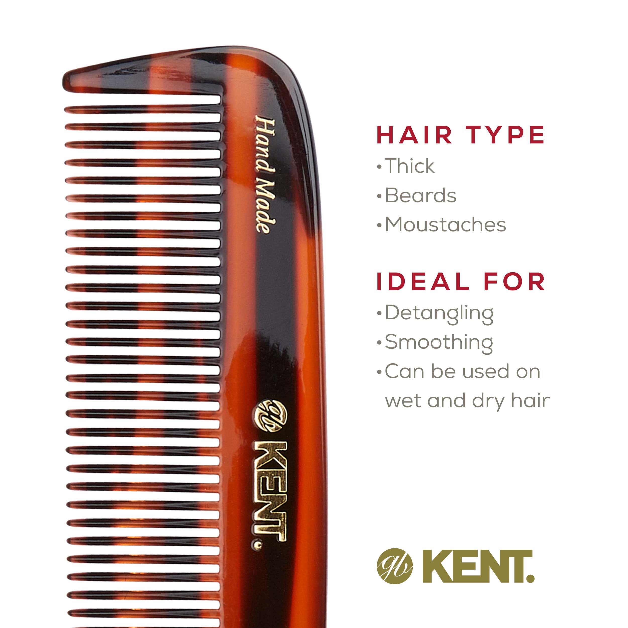 Kent 12T peine para ducha que facilita el desenredo.