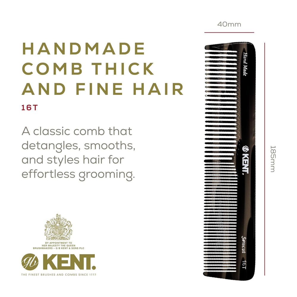 Kent 16T-16TG deslizamiento suave: uso cómodo diario para todo tipo de cabello.