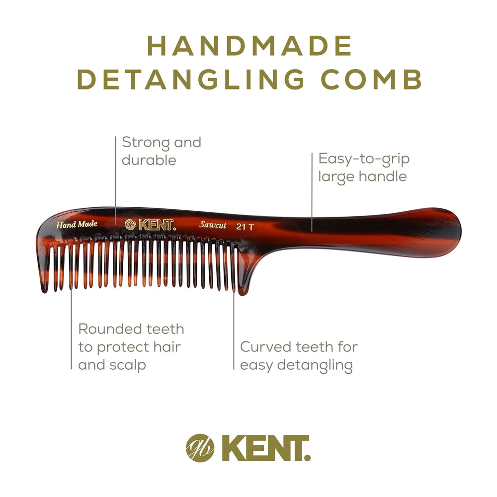 Kent 21T acetato de celulosa, material suave y flexible para el cabello.