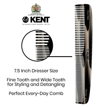Kent 9T, para bigote y barba con acabado suave.
