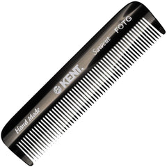 Kent FOT peine de bolsillo, dientes finos, ideal para cabello fino en cualquier lugar.