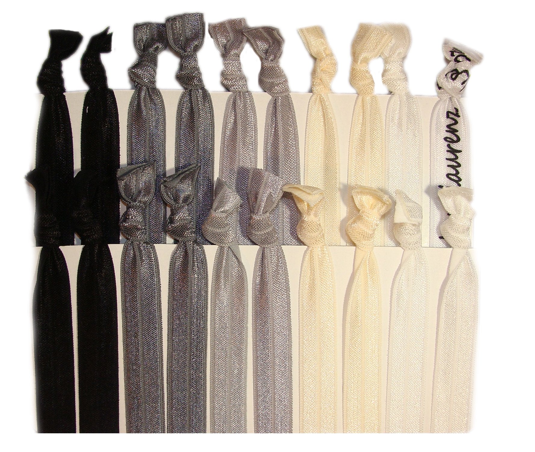 Gomas Kenz Laurenz para coleta negro ombre, sin marcas y cómodas para el cabello.