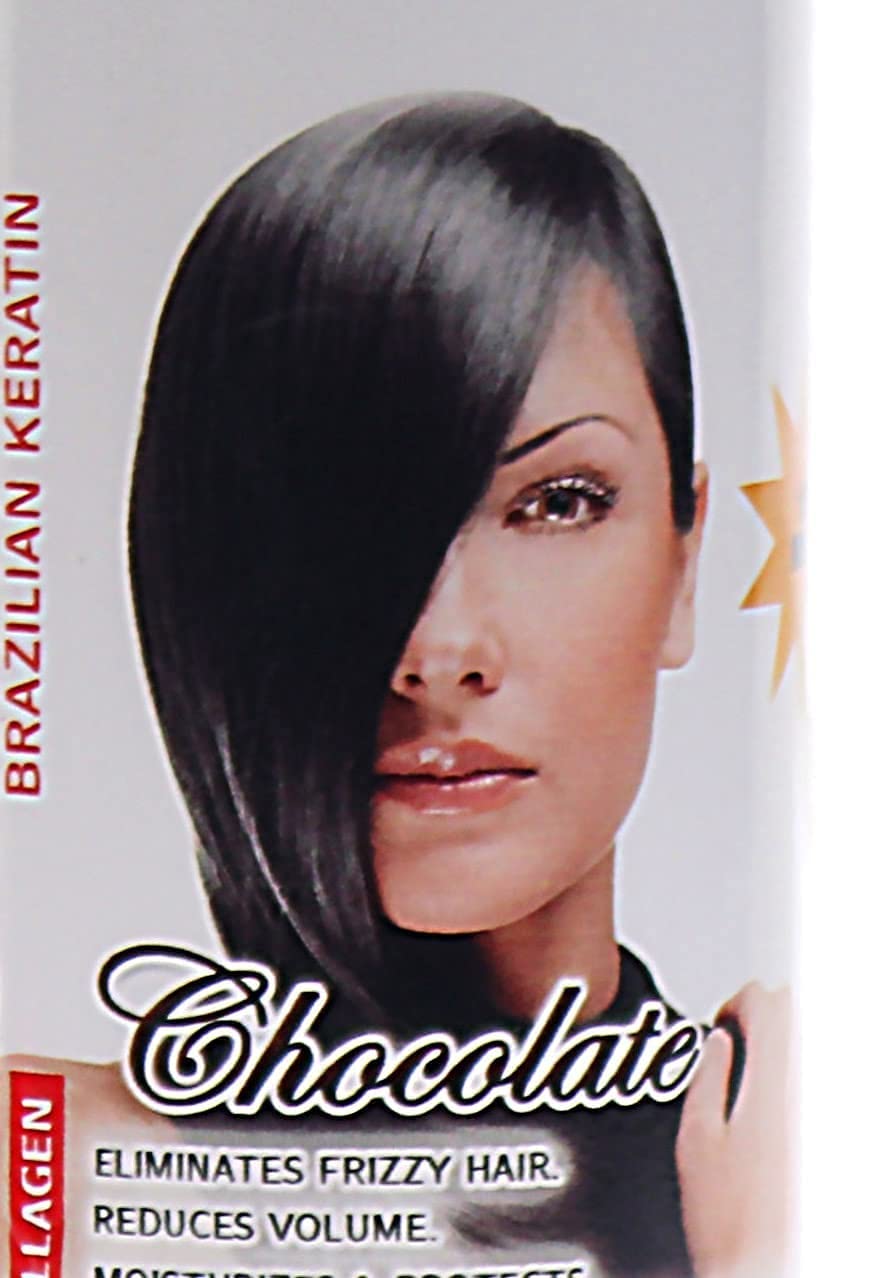 Envase de Kera Diamond Keratin Chocolate Restore con etiqueta visible