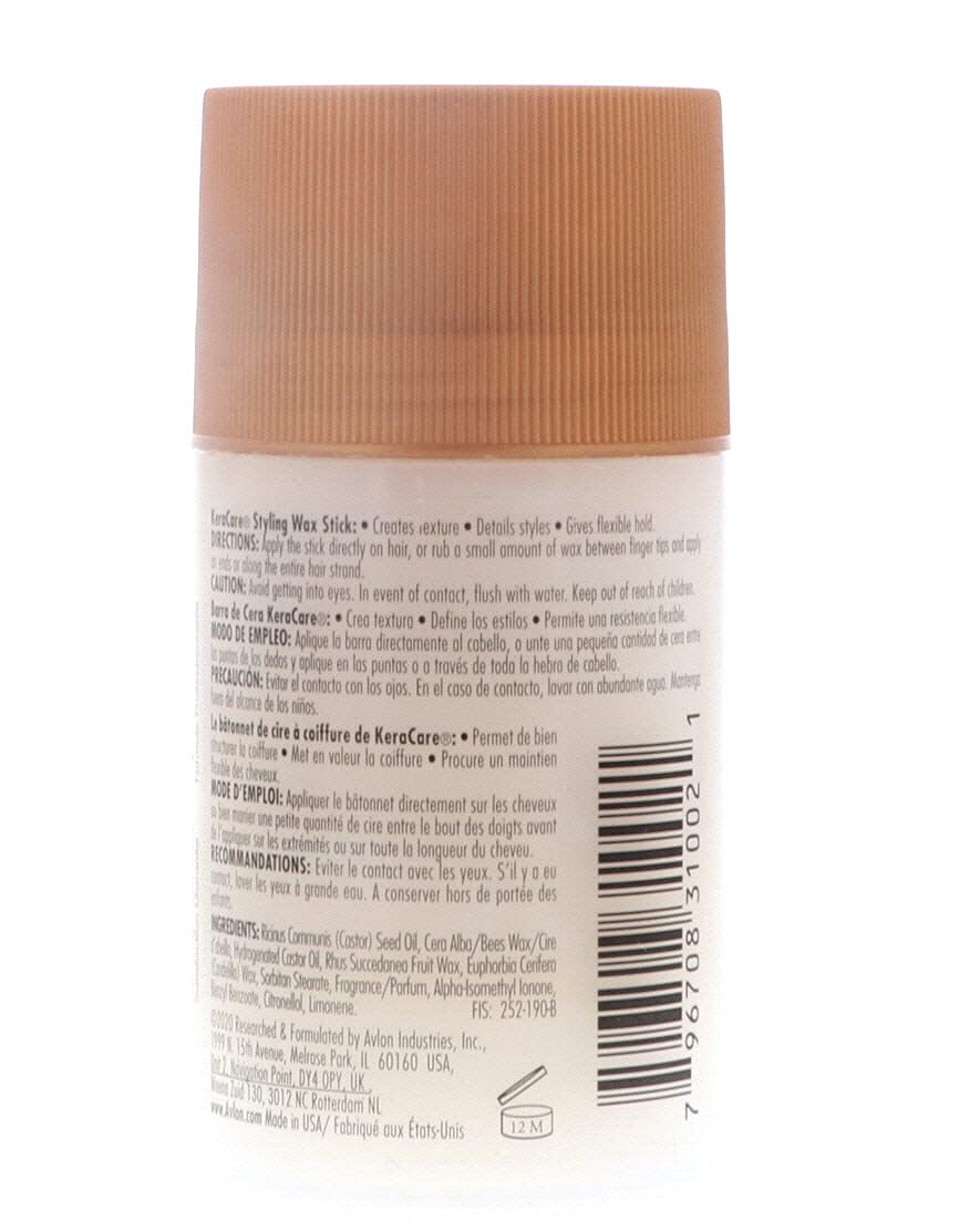 KeraCare barra de cera para peinar facilita control del estilo.