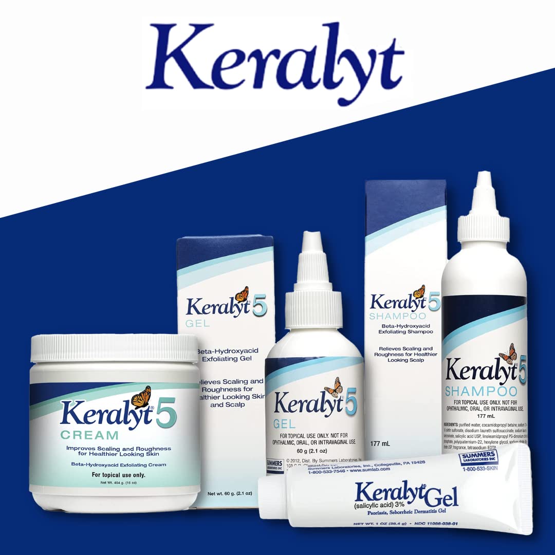Keralyt 5 aplicación preducha lista para preparar la limpieza capilar
