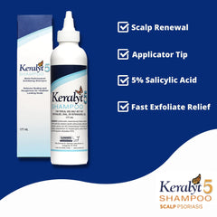 Keralyt 5 etiqueta del producto destacando su fórmula y uso diario