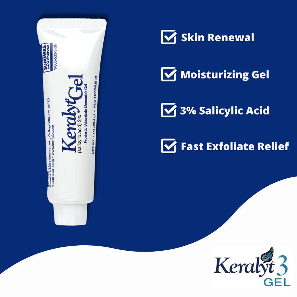 Aplicacion de Keralyt gel en zonas sensibles para alivio comodo diario.