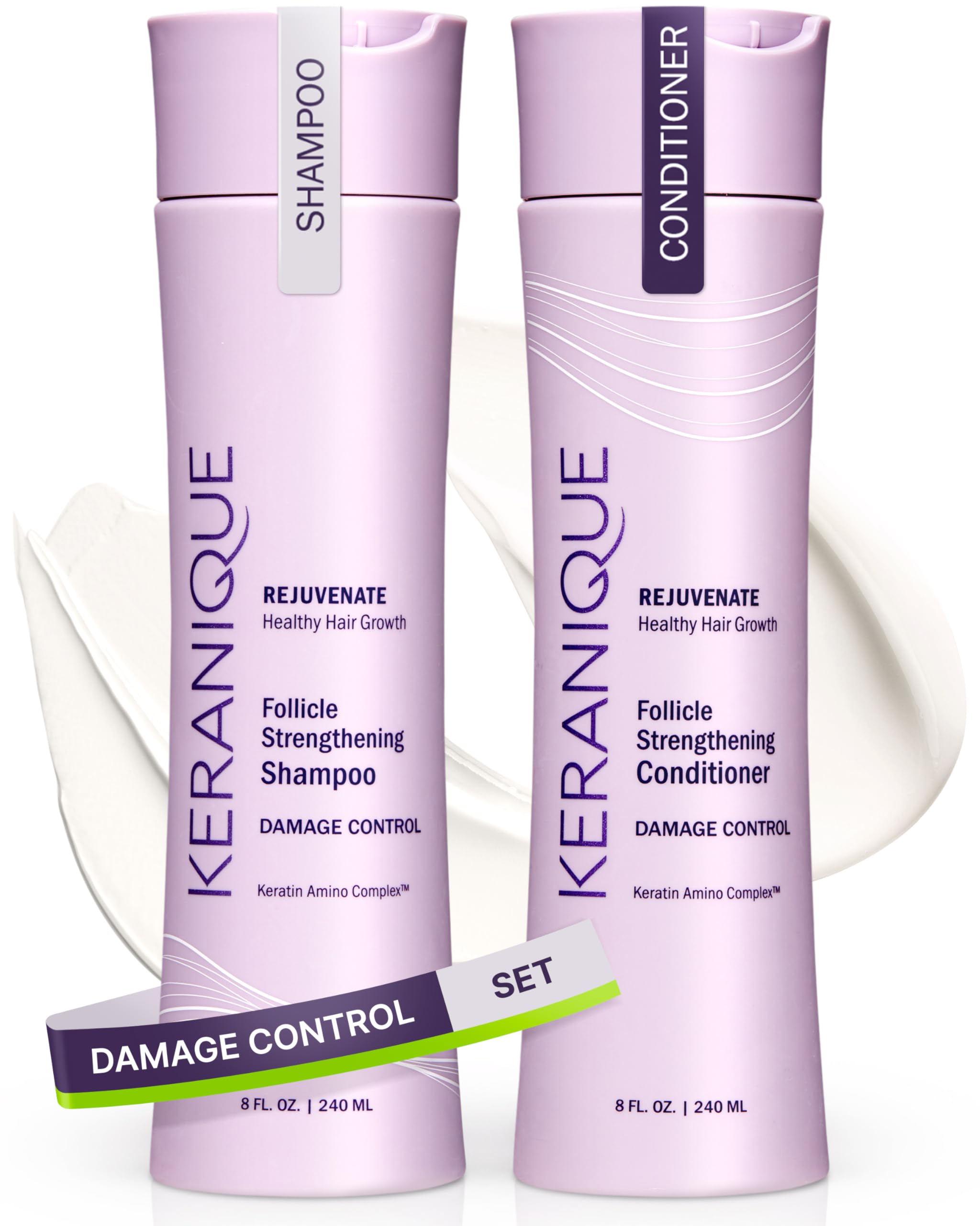 Keranique champú dano cabello reparacion: limpia y fortalece con cada lavado.