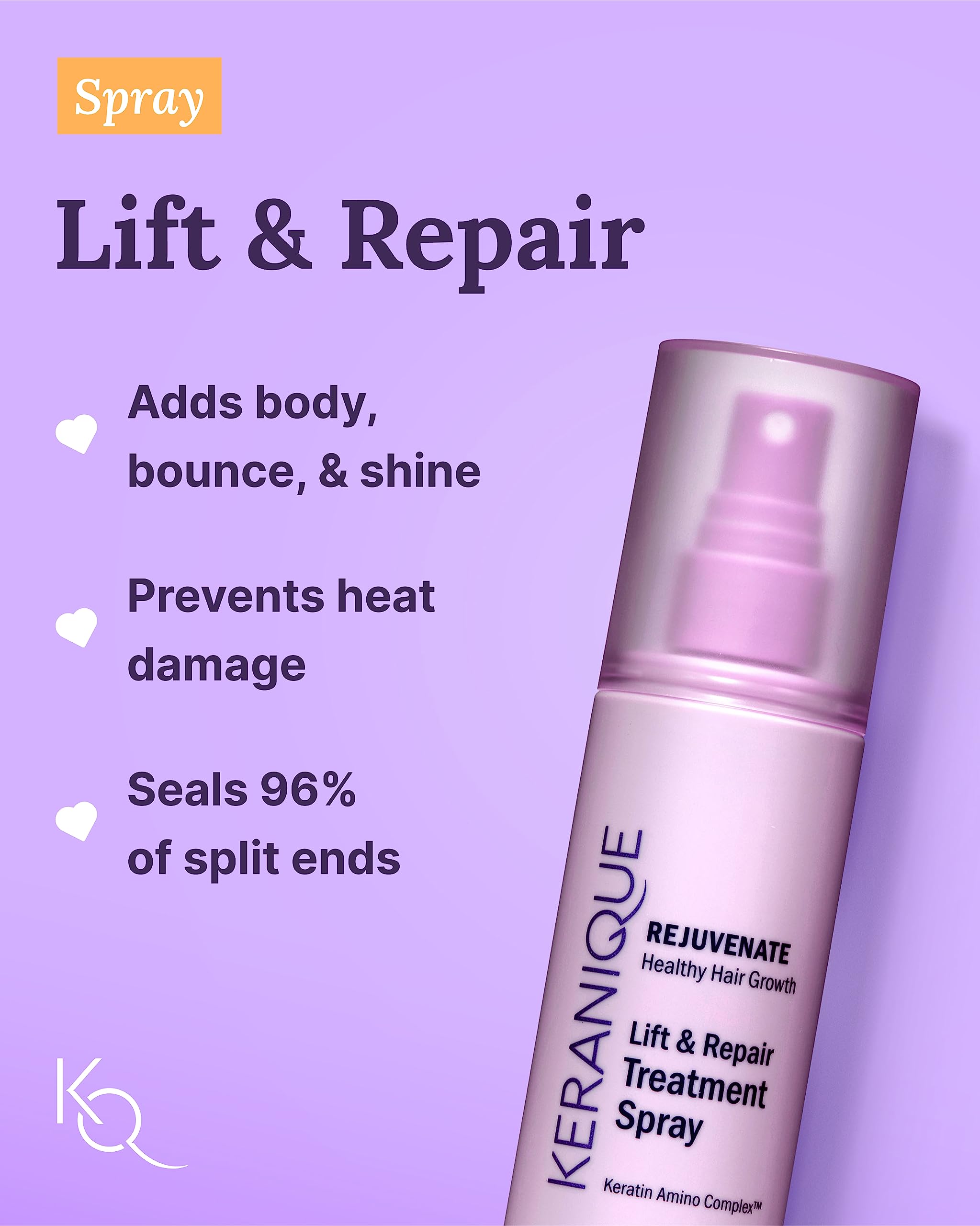 Keranique spray texturizante cabello: añade estructura para peinados con volumen