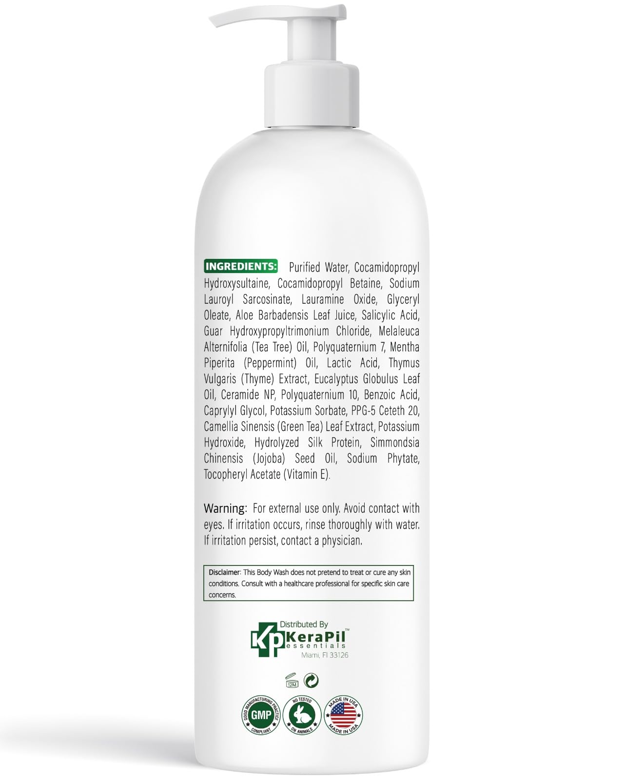 KERAPIL Bacterinyl Formule sans sulfate – lavage plus doux pour la peau