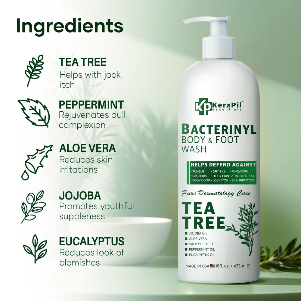 KERAPIL Bacterinyl odeur fraiche menthe – effet rafraichissant sur la peau
