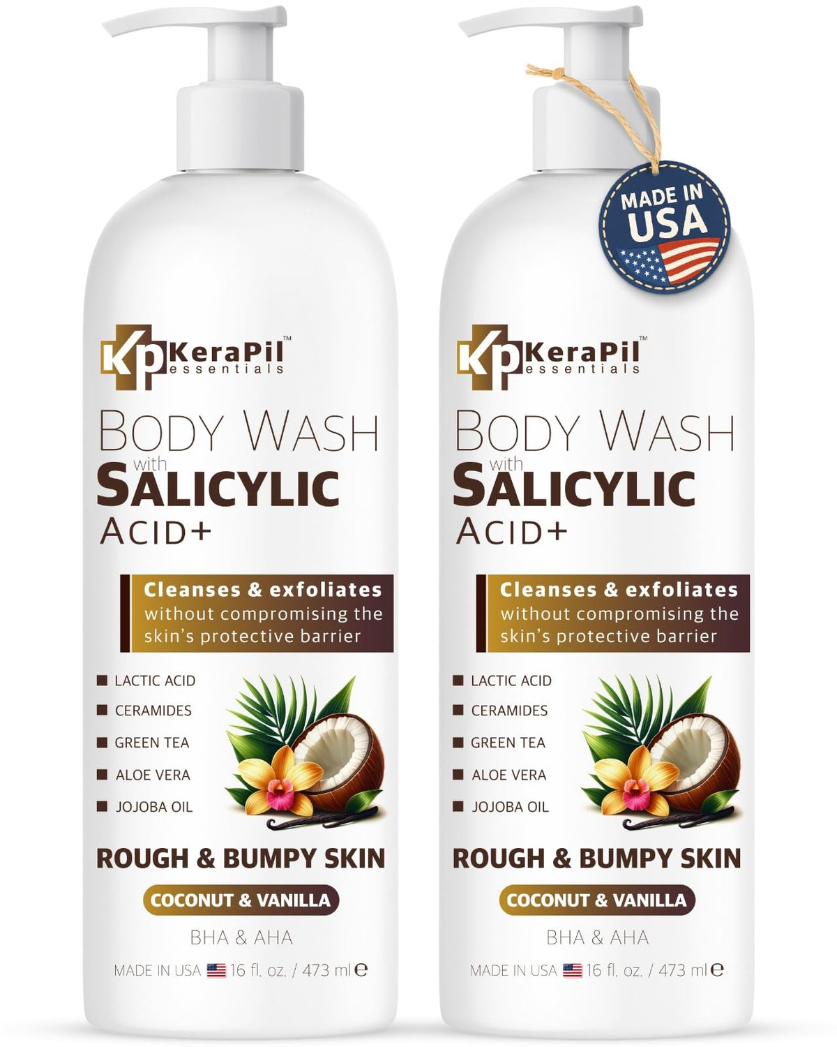 KERAPIL gel exfoliante corporal en bote para piel suave y uniforme.