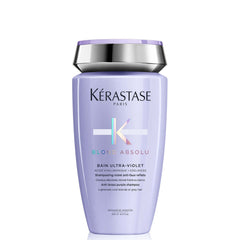KÉRASTASE Blond Absolu Bain Ultra-Violet Shampoo envase elegante para baño.