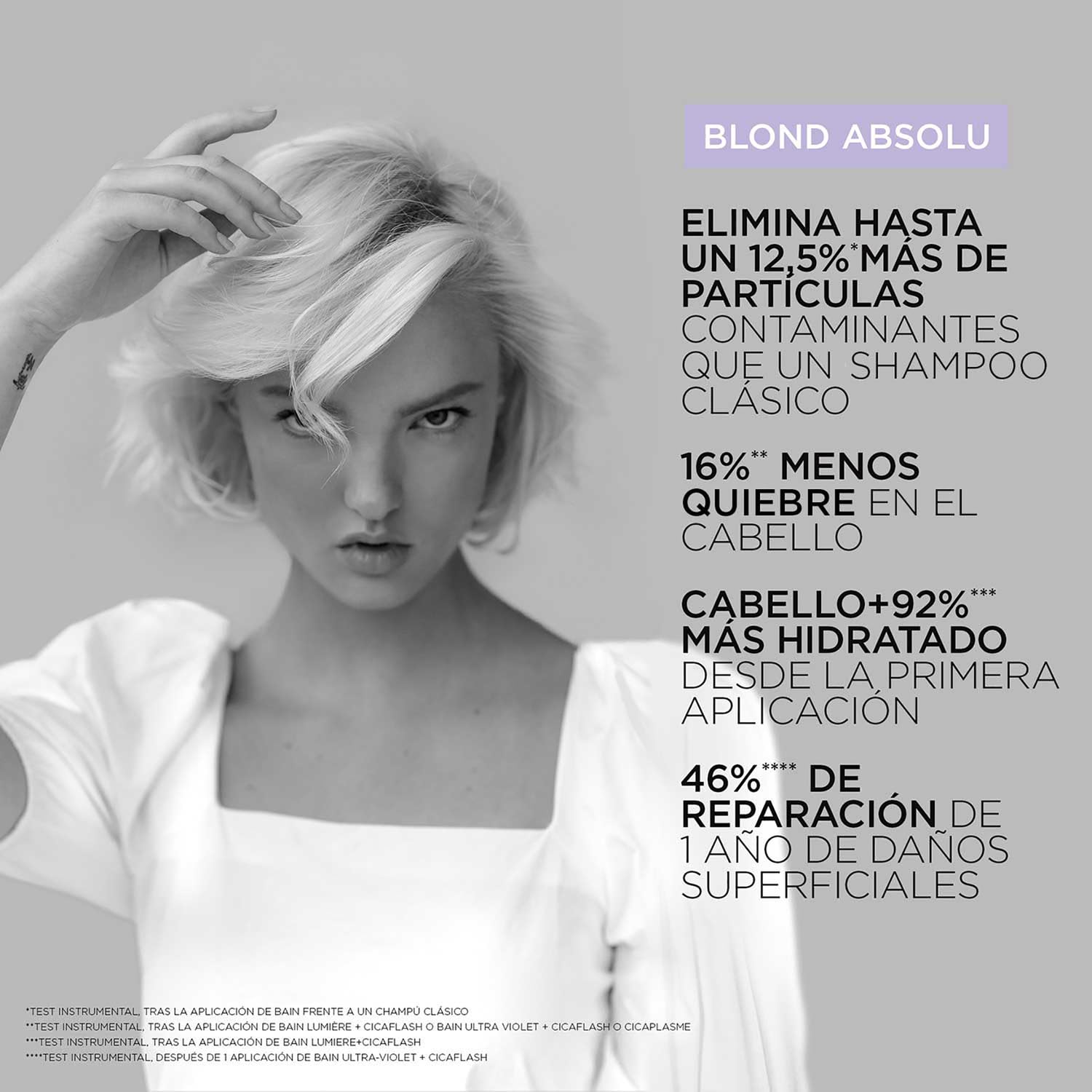 Kérastase Blond Absolu Cicaflash: aplicación tras el lavado mejora suavidad y manejabilidad