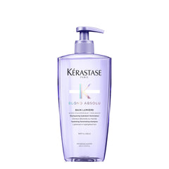 KÉRASTASE Blond Absolu Lumière, envase del champú para brillo e hidratación.