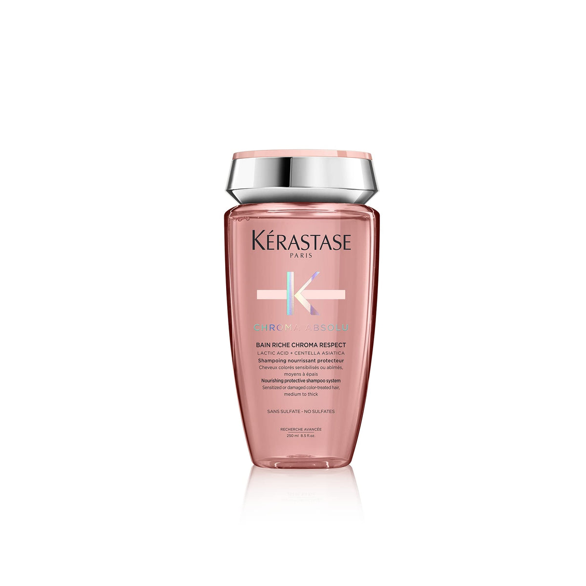 Kerastase Chroma Absolu Shampoo Riche en botella protege el color y nutre el cabello