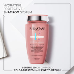 KÉRASTASE champú Chroma Absolu espuma limpieza suave para cabellos teñidos.