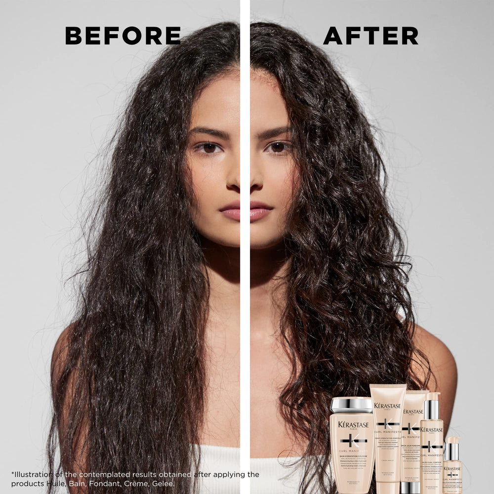 Hidratación mejorada gracias a Miel de Manuka en Kerastase Curl Manifesto.