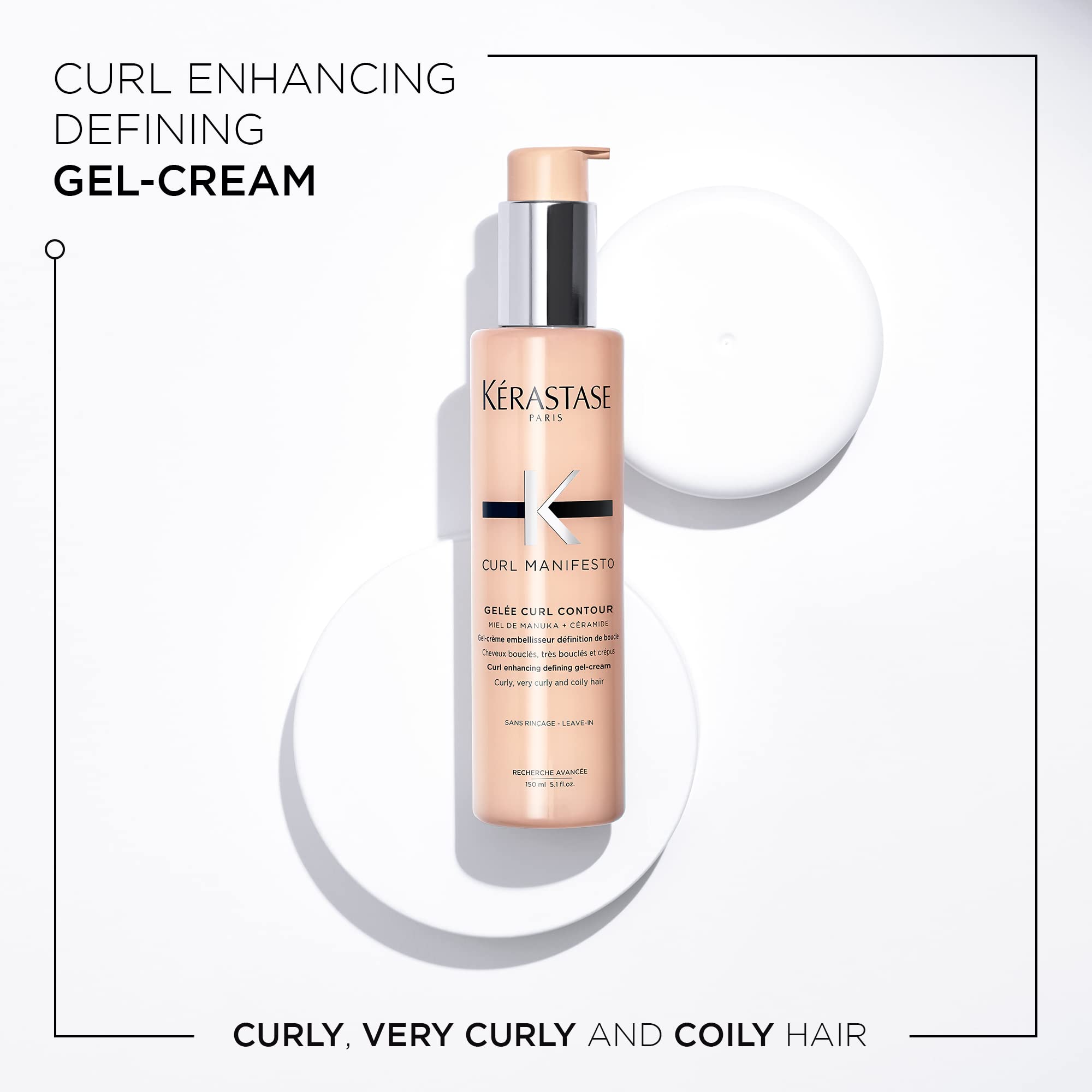 Textura ligera de gel-crema para rizos con volumen sin peso, de Kerastase.