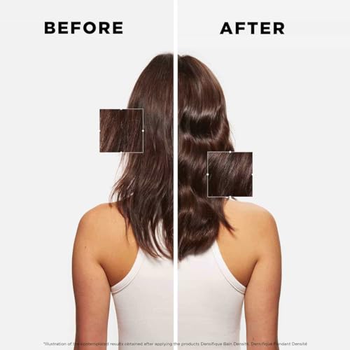Uso diario de KÉRASTASE Densifique Densité, cabello con cuerpo y brillo.