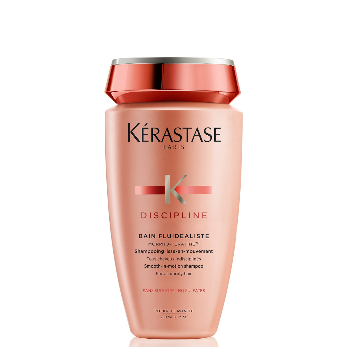 KÉRASTASE Discipline Bain Fluidealiste, botella para alisado suave y control del encrespamiento