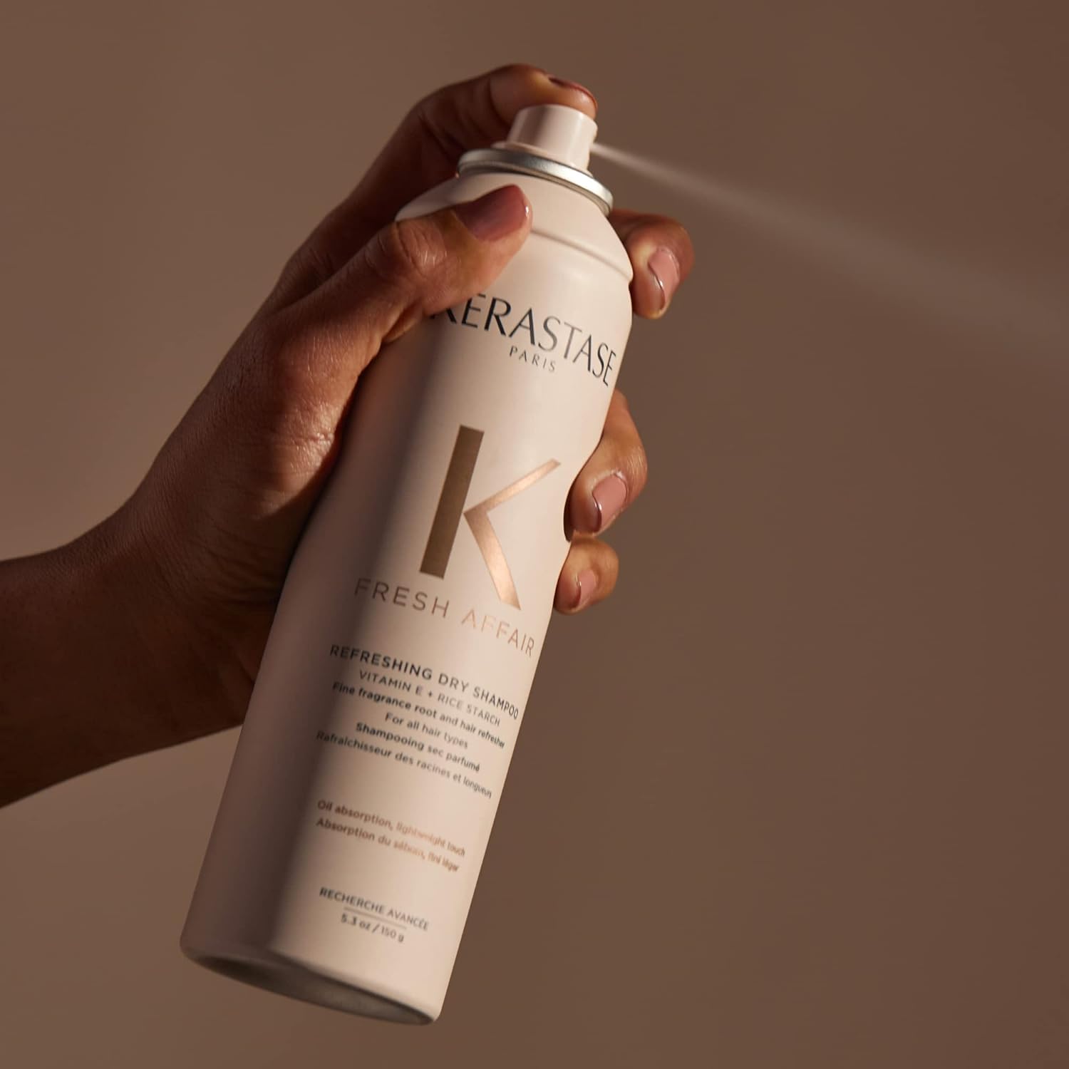 Kerastase Fresh Affair avec amidon de riz apporte du volume.