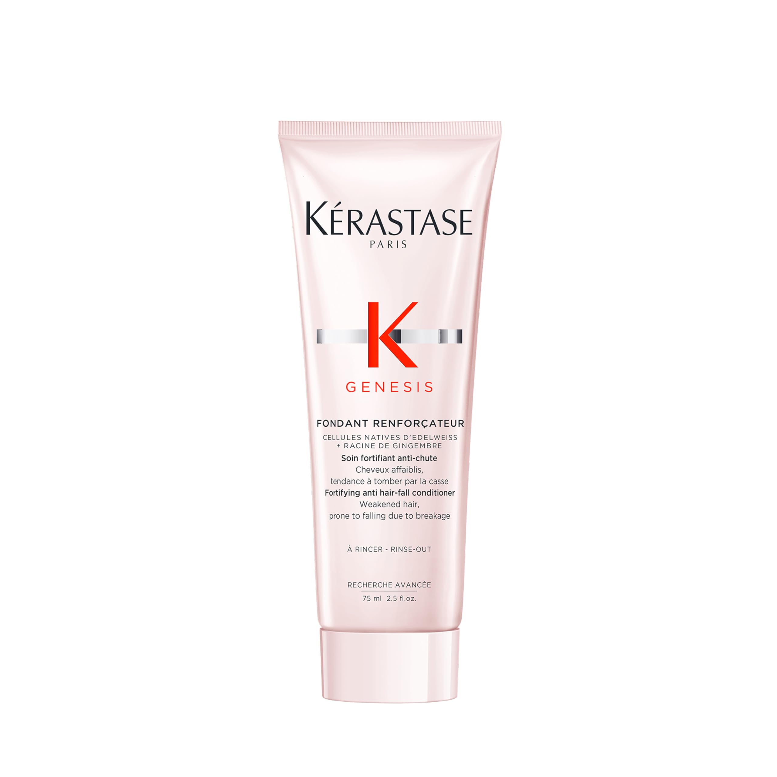 Kerastase Genesis Fondant Renforcateur: bote de 75 ml para fortalecimiento inmediato y suavidad