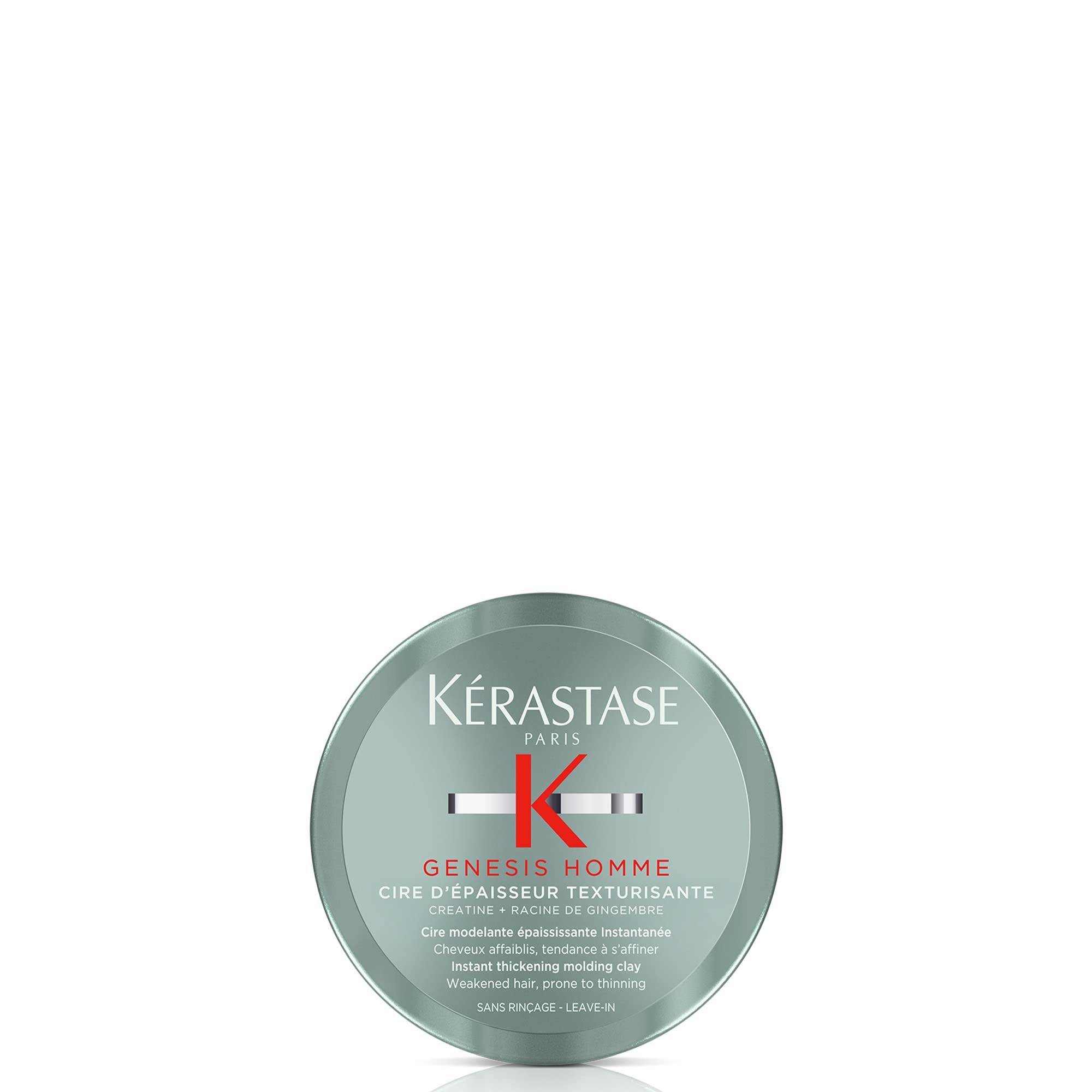 KÉRASTASE Genesis Homme: aplicación con dos dedos para textura definida y natural.