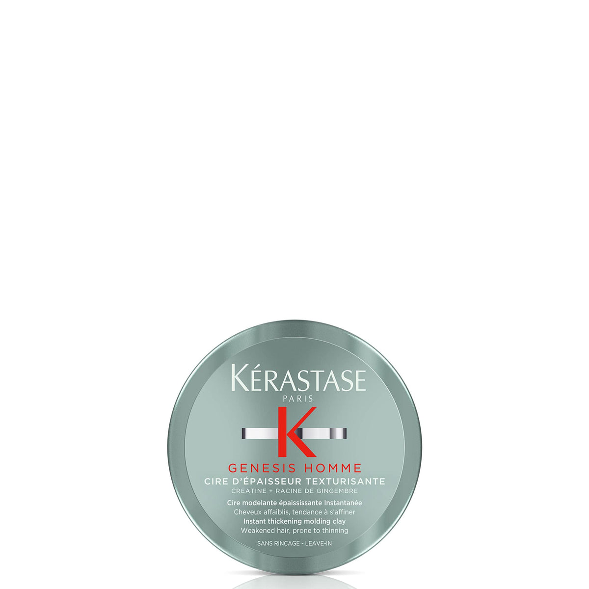 KÉRASTASE Genesis Homme: aplicación con dos dedos para textura definida y natural.