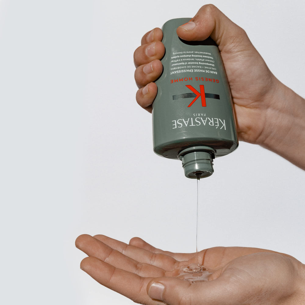 Spray espesante de la línea Genesis Homme para volumen rápido