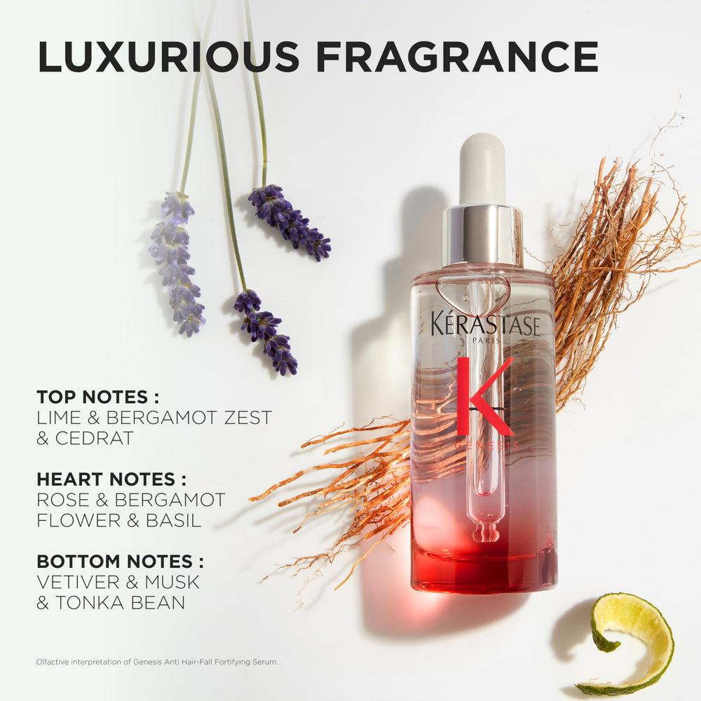 KÉRASTASE Genesis Serum: jengibre y cafeína destacados en la fórmula.