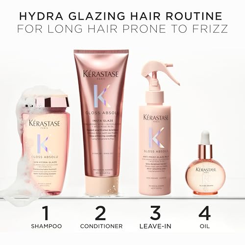 Gloss Absolu nutre medio y puntas para mayor suavidad.