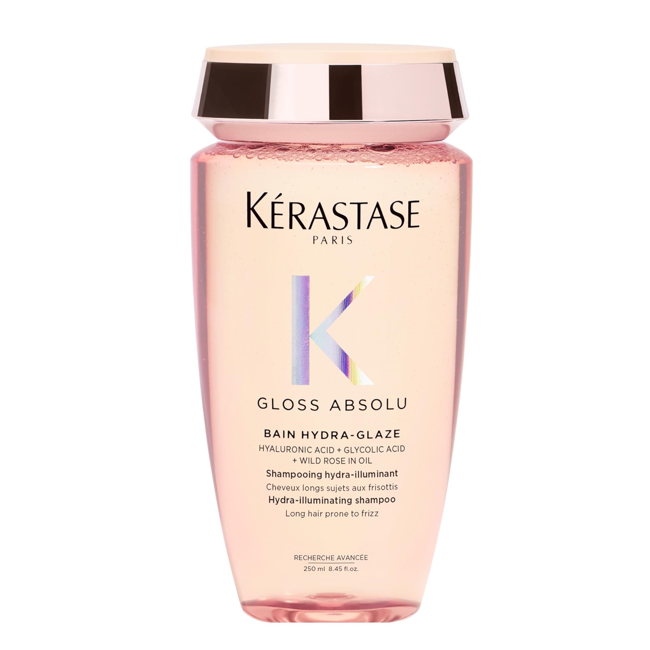 KÉRASTASE Brillo Absolu champú hidratante para cabello suave y brillante.