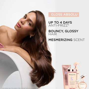 Kerastase Gloss Absolu, ingredientes acido-hialuronico para hidratación suave.