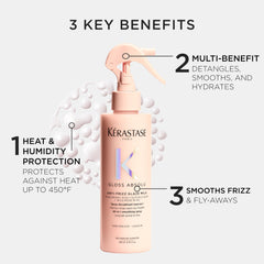 Kerastase Gloss Absolu Milk – brillance après utilisation sur cheveux longs