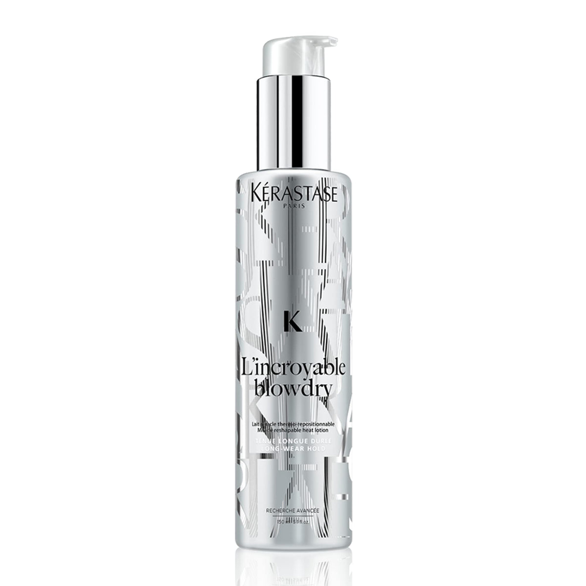 Kérastase L'incroyable Blowdry Serum, bote elegante y protección térmica para peinado duradero.