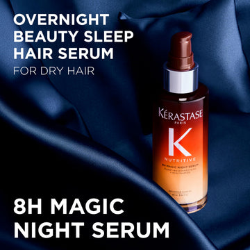 Kerastase Nutritive 8H Suero Nocturno, fácil rutina nocturna para dormir.