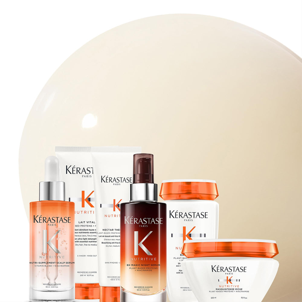 KÉRASTASE Nutritive Lait Vital: envase de 6-8 onzas para hogar.