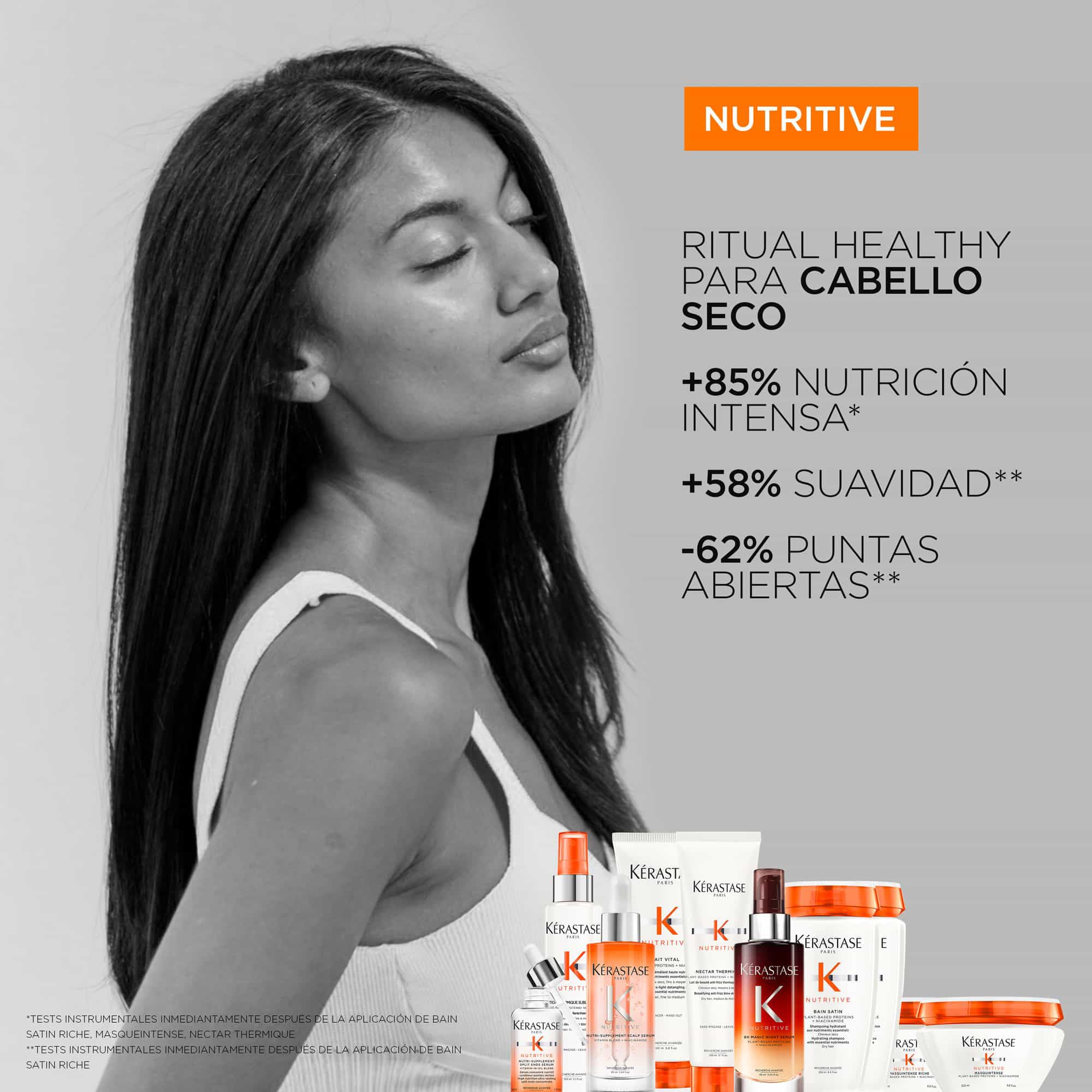 KÉRASTASE Nutritive Lait Vital: textura ligera para uso diario.