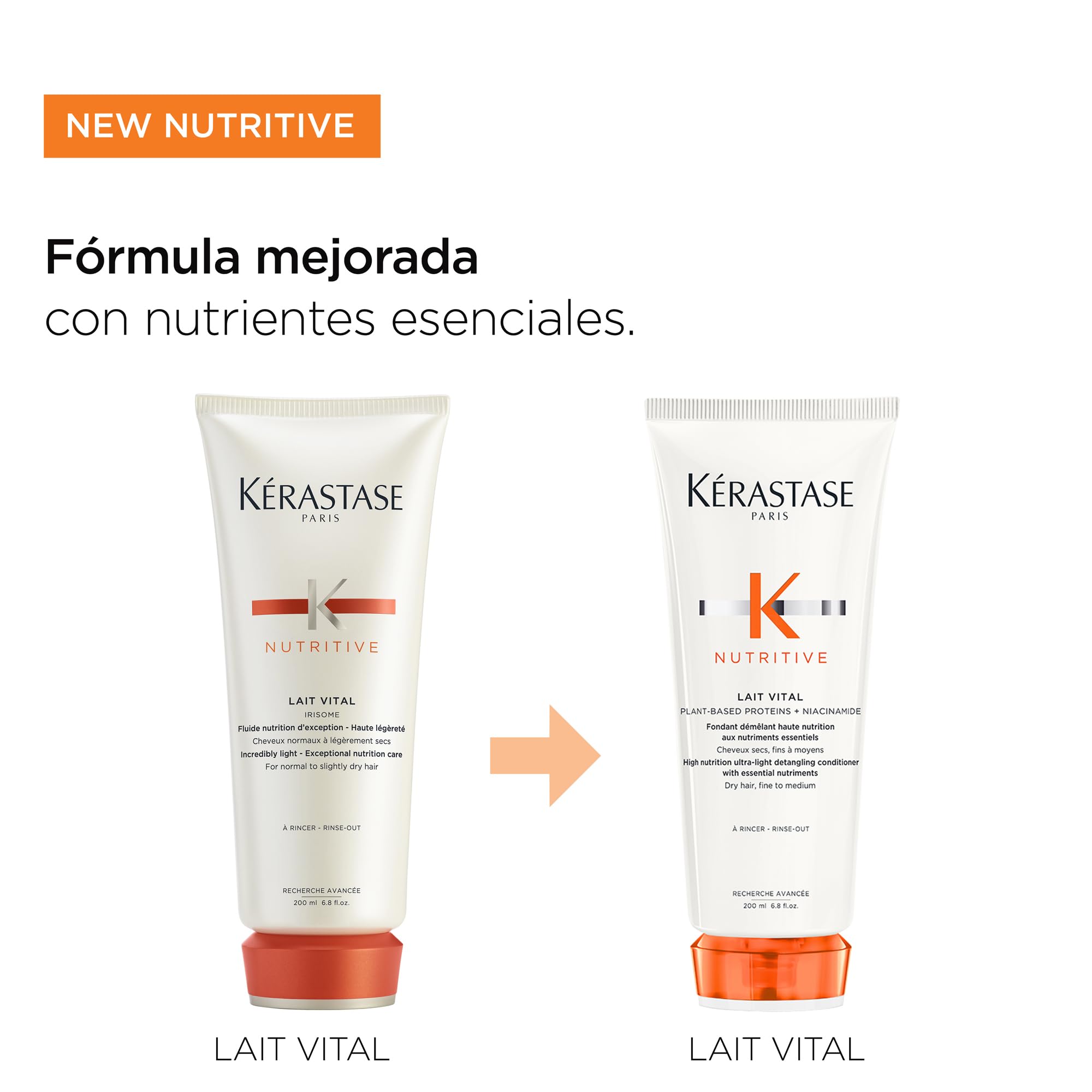 KÉRASTASE Nutritive Lait Vital: aplicación diaria para cabello fino.