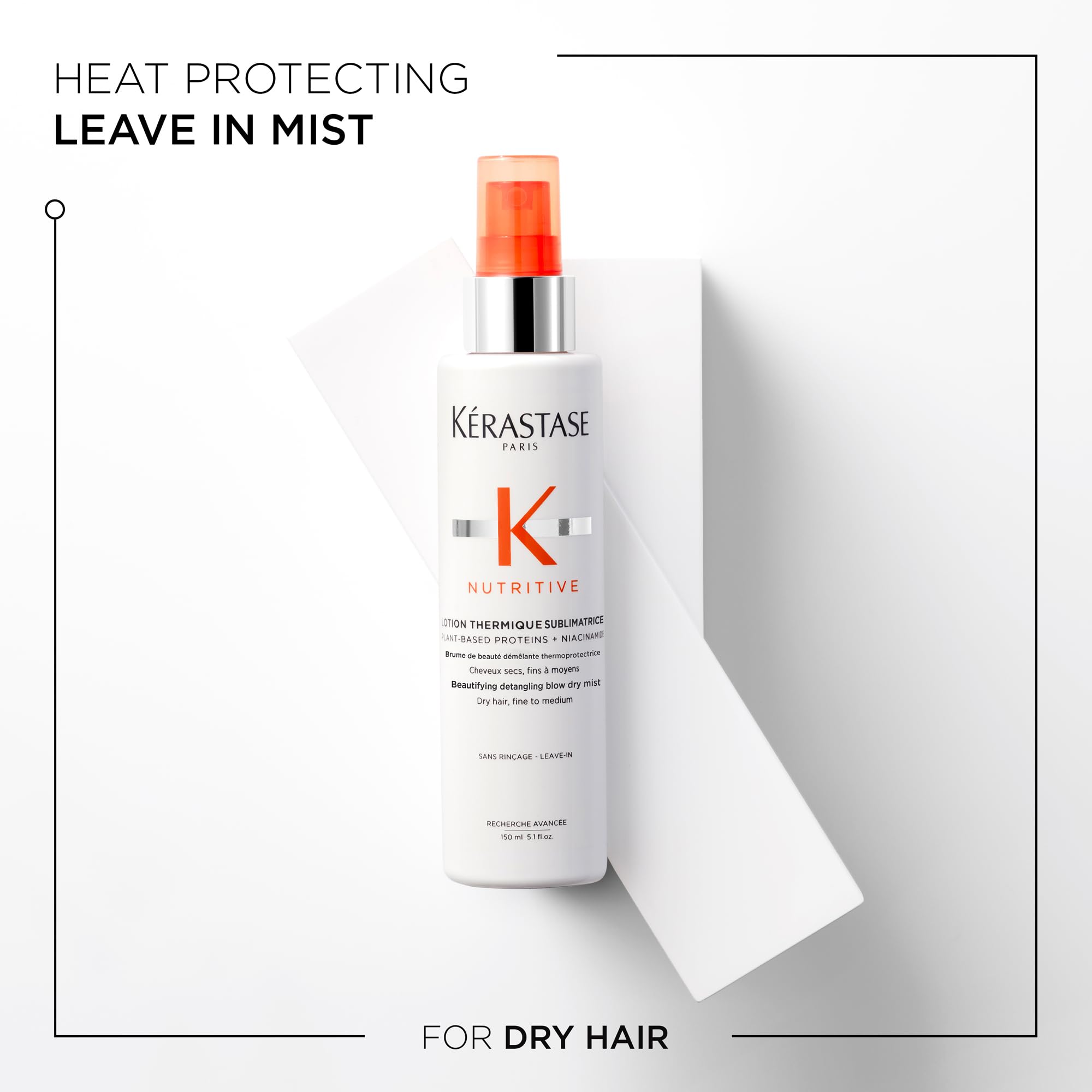 Spray control frizz Kerastase Nutritive reduce el frizz y cabellos desordenados