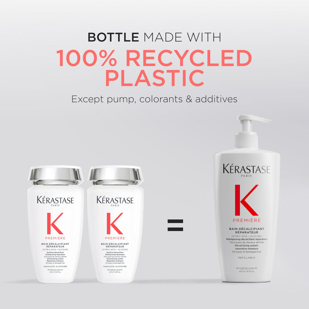 Kerastase Première Bain Décalcifiant: envase elegante que invita al cuidado diario.