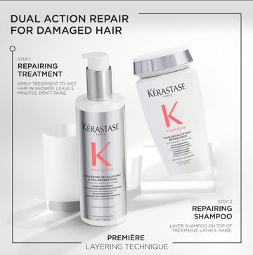 KÉRASTASE Premiere Discovery Set: cabello dañado más resistente con uso continuo