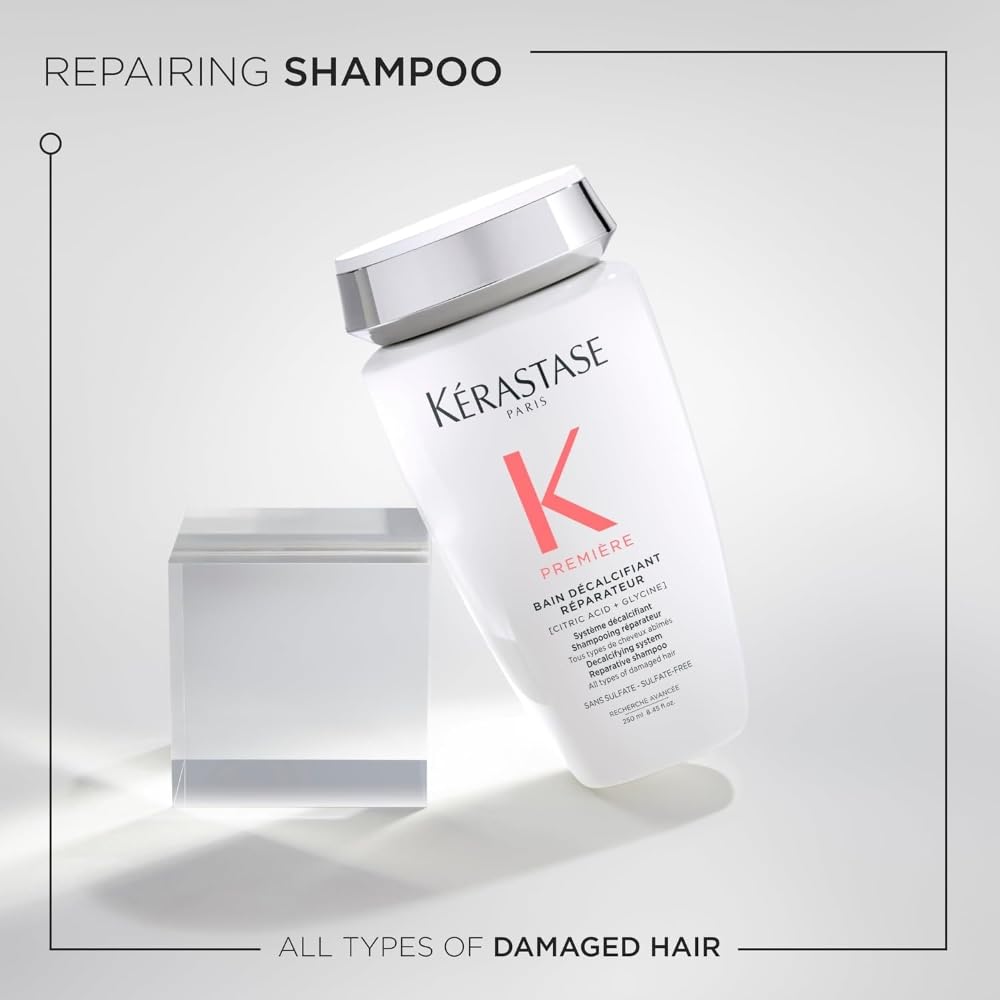 Kerastase Premiere reconecta los enlaces de queratina para reducir quiebes.