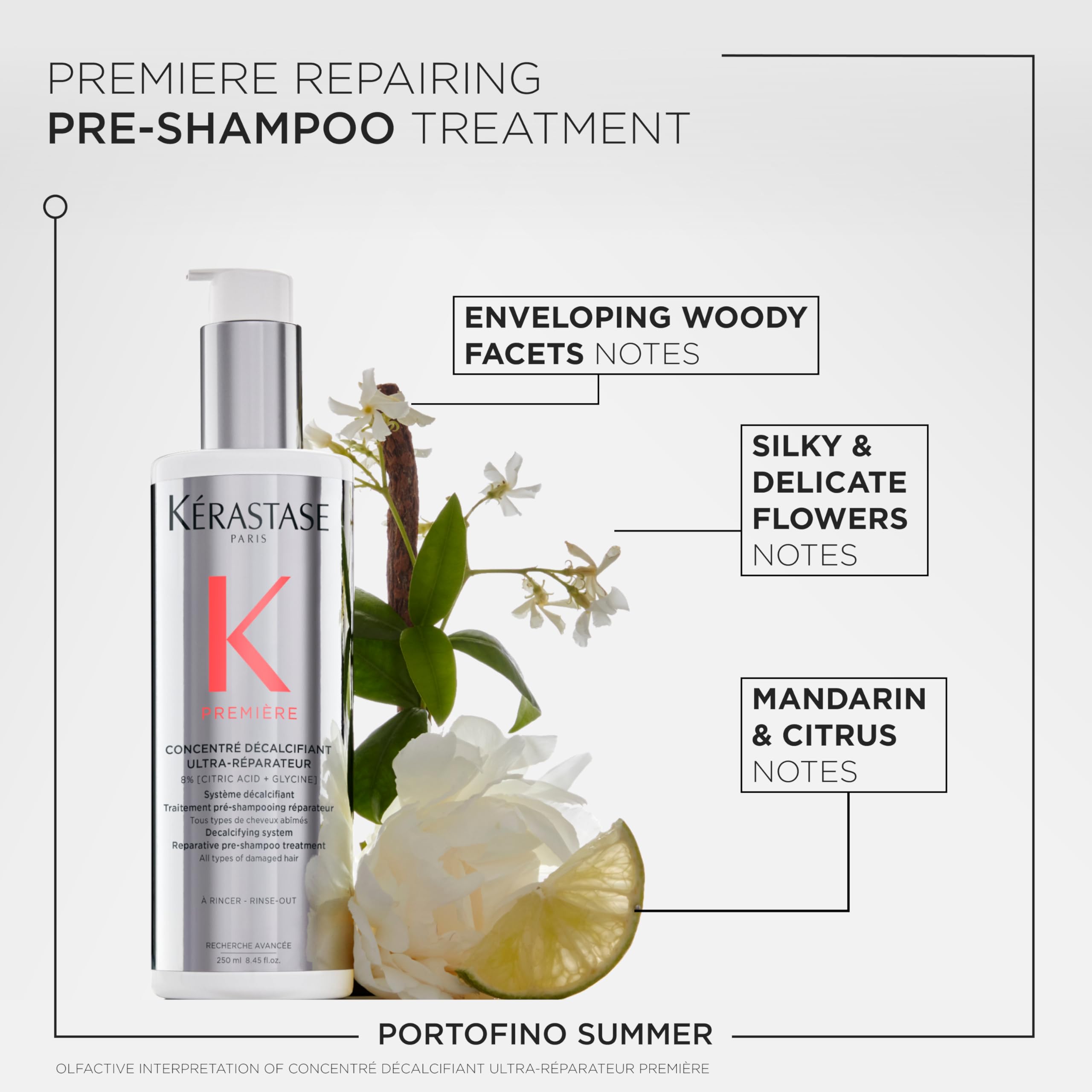 Kerastase Première Repair Pre-Shampoo, mejora el brillo y la resistencia con uso regular.